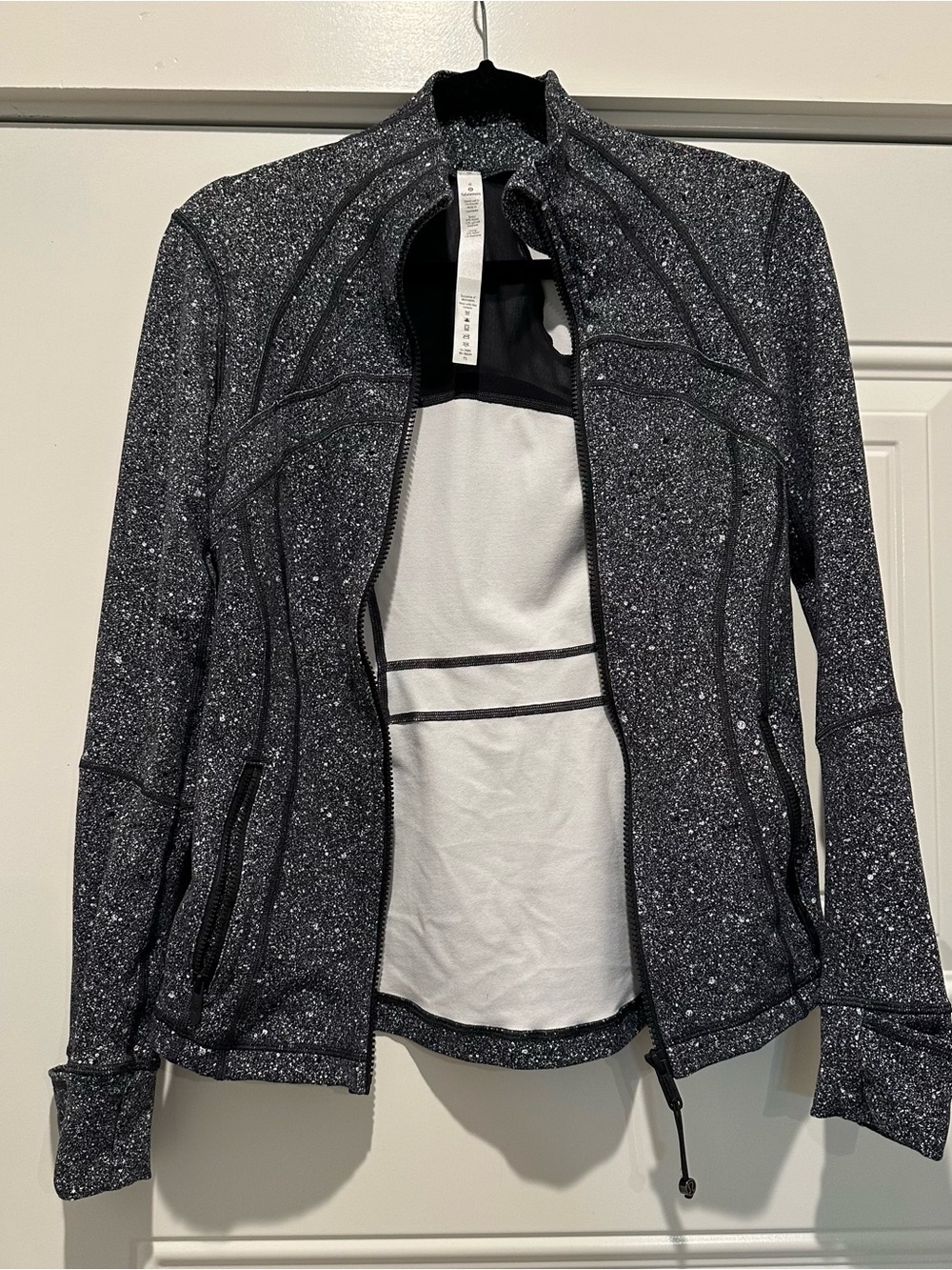 Lululemon Speckled Black Full‑Zip Define Jacket - Picture 3 of 10